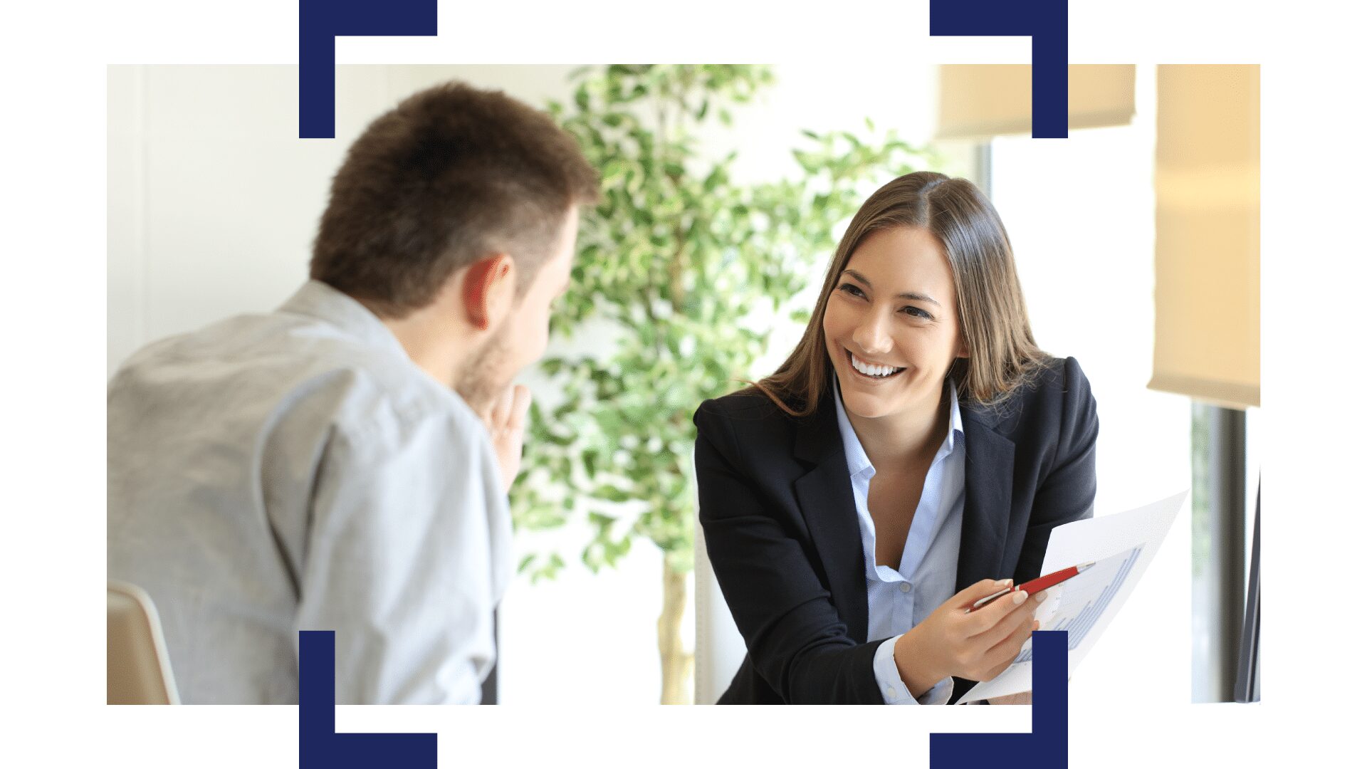 A Jones Square Client talking with a Jones Square outsourced bookkeeping expert